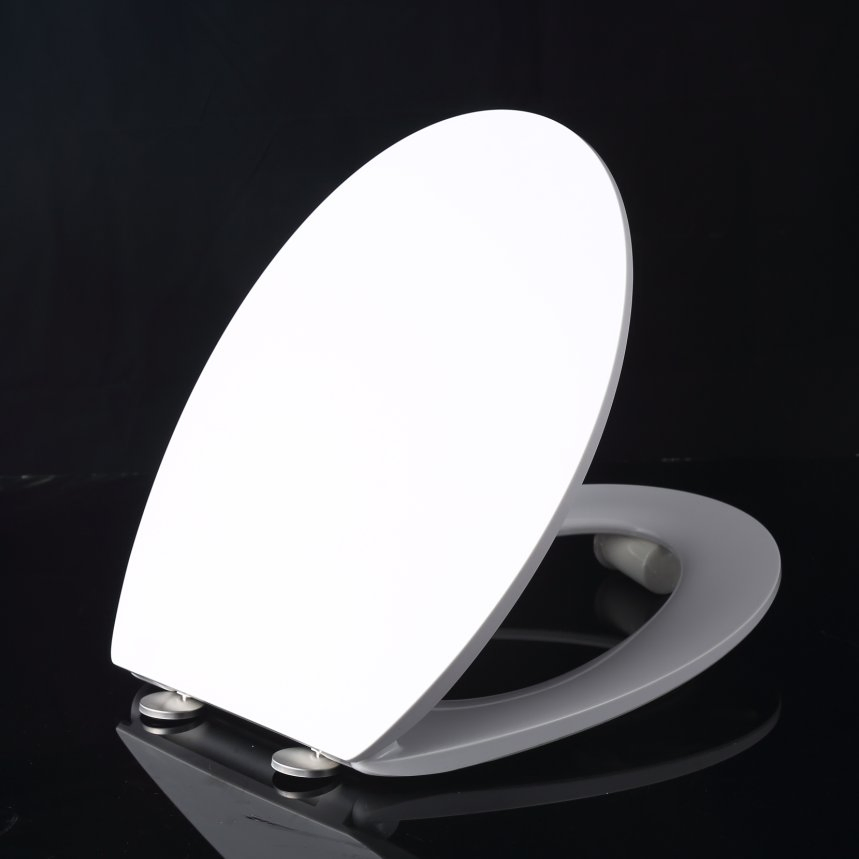 Fashion Design Soft Close Quick Release Stainless Steel Hinges UF Toilet Seat