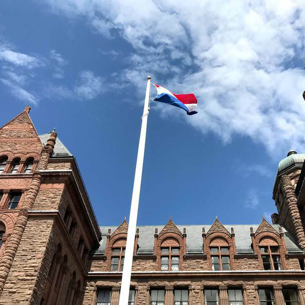 China Stainless Steel Flag Pole Motorized Flagpole Supplier Automatic Flag Poles Outdoors