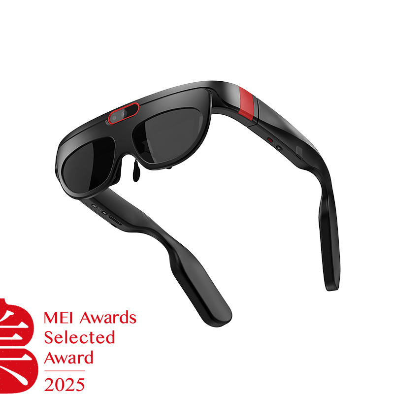 HD Waveguide Ar Smart Glasses Noise Cancelling Mics Multi-Sensor Built-in Camera Immersive Experience