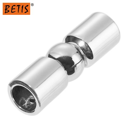 Heavy Duty Hinge 304 Stainless Steel Elbow Connector Corner Connecting Fitting Glass Hardware for Curtain Rod