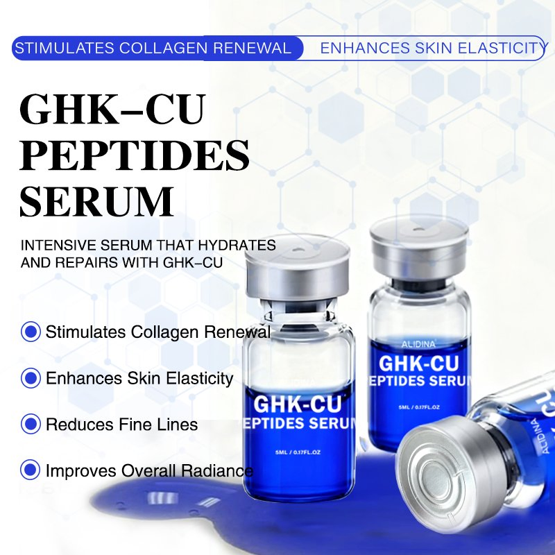 T Ghk-Cu Peptides Anti Aging Skincare Series for Collagen-Boosting Barrier Repair & Hydration Blue Copper Peptides Skincare
