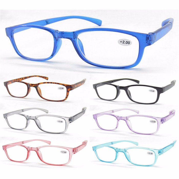 2024 Fashion Portable Plastic Foldable with Case Reading Glasses for Reader