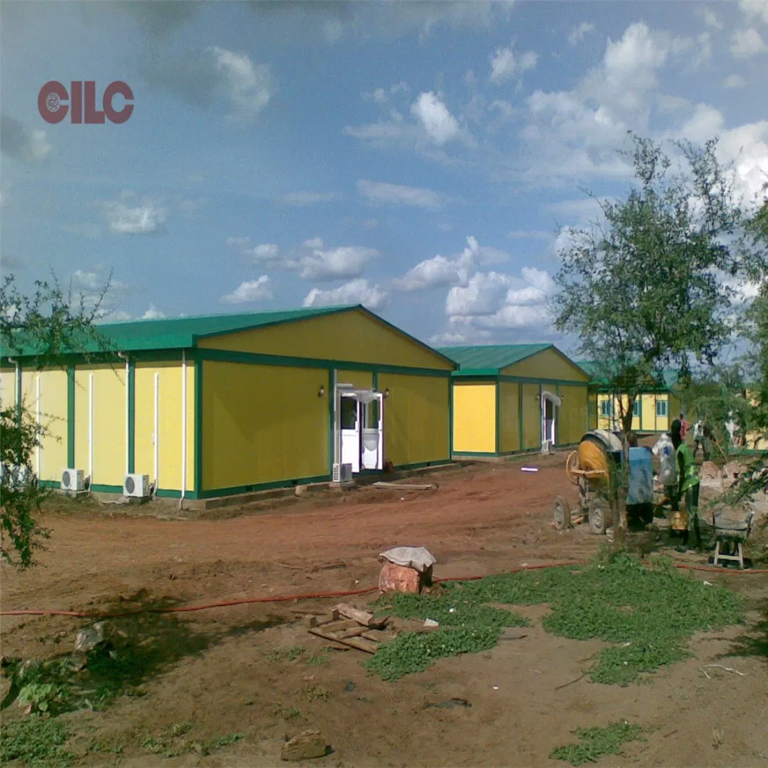 Global Standards Prefab Building Refugee Camp with Accommodation Laundrey and Kitchen