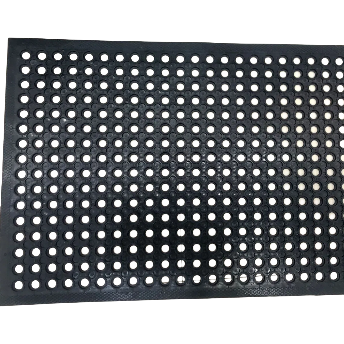 Kitchen Oil-Proof and Anti-Slip Rubber Injection-Molded Floor Mat with Holes for Drainage