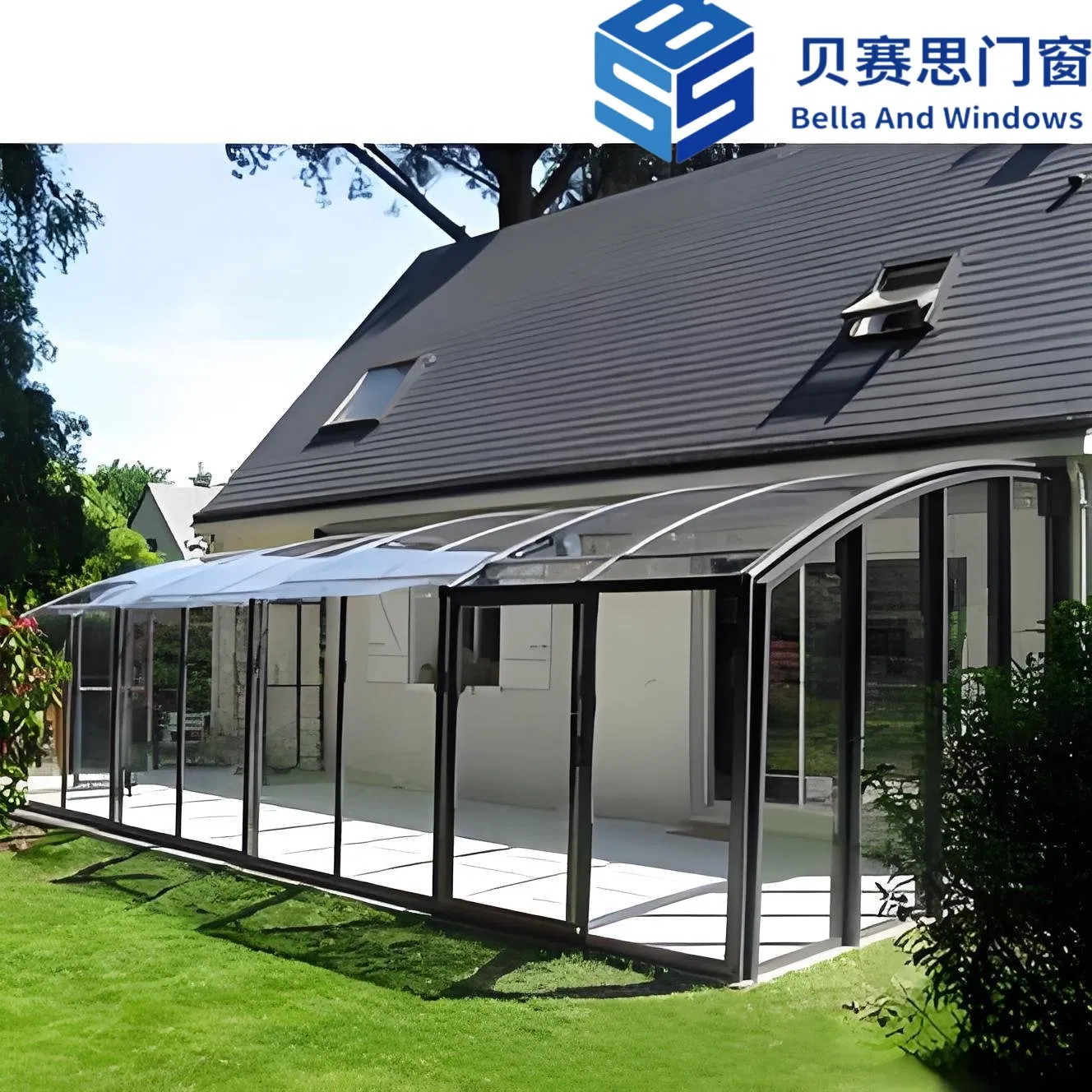 25+ Years Engineer Experience Factory Outlet Unobstructed Panoramic Skylight Aluminum Sunroom with 36 Months Warranty and Lifetime After-Sale Services