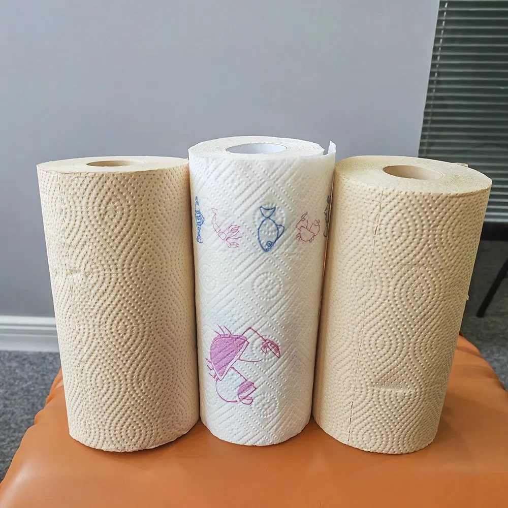 Wood/Bamboo Pulp Ccustomize Towel Kitchen Paper Hot Sale