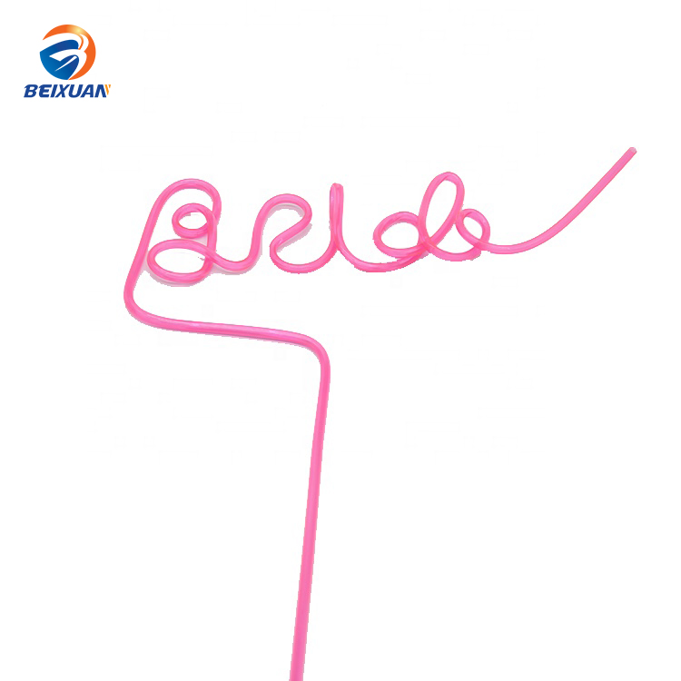 Customized Letter Drinking Straws plastic Straw
