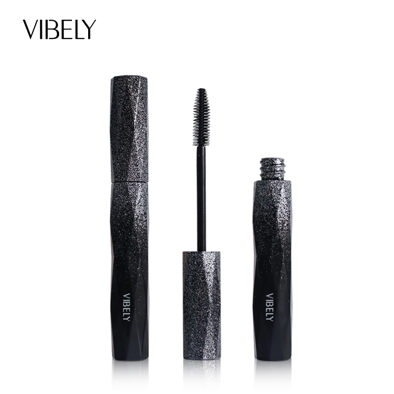 Makeup Waterproof Curling Shining Lengthening Black Vegan Silky Fiber 3D Mascara