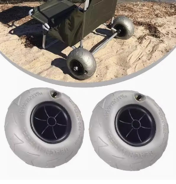 Inflatable Beach Balloon Wheel Beach Cart Kayak Carrier Cart