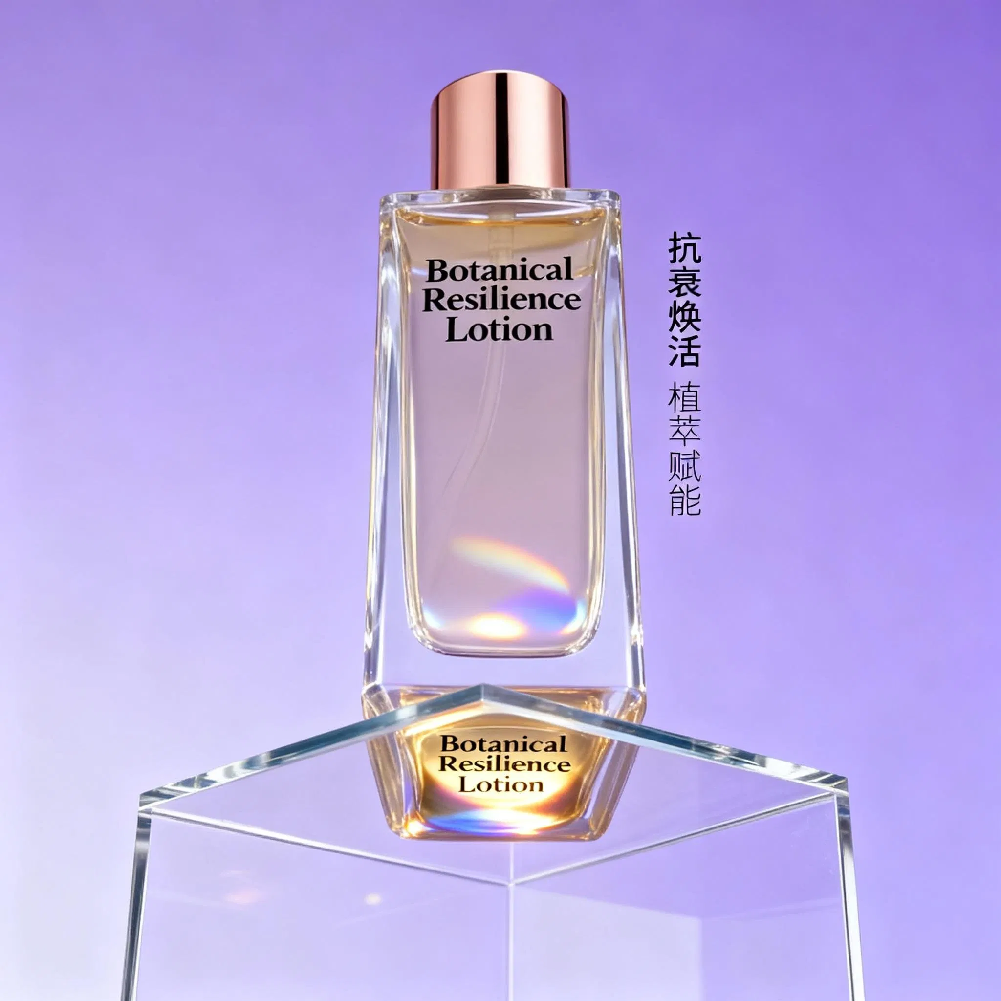 Herbal Rhodiola Brightening Face Lotion for Dull Skin Revitalization and Oxygenation Boost