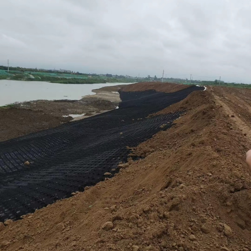 Foundation Reinforcement with High Quality 1 0-1 5mm Hpde Geocell for Load Distribution on Soft Ground, Parking Areas, and Railway Subgrades