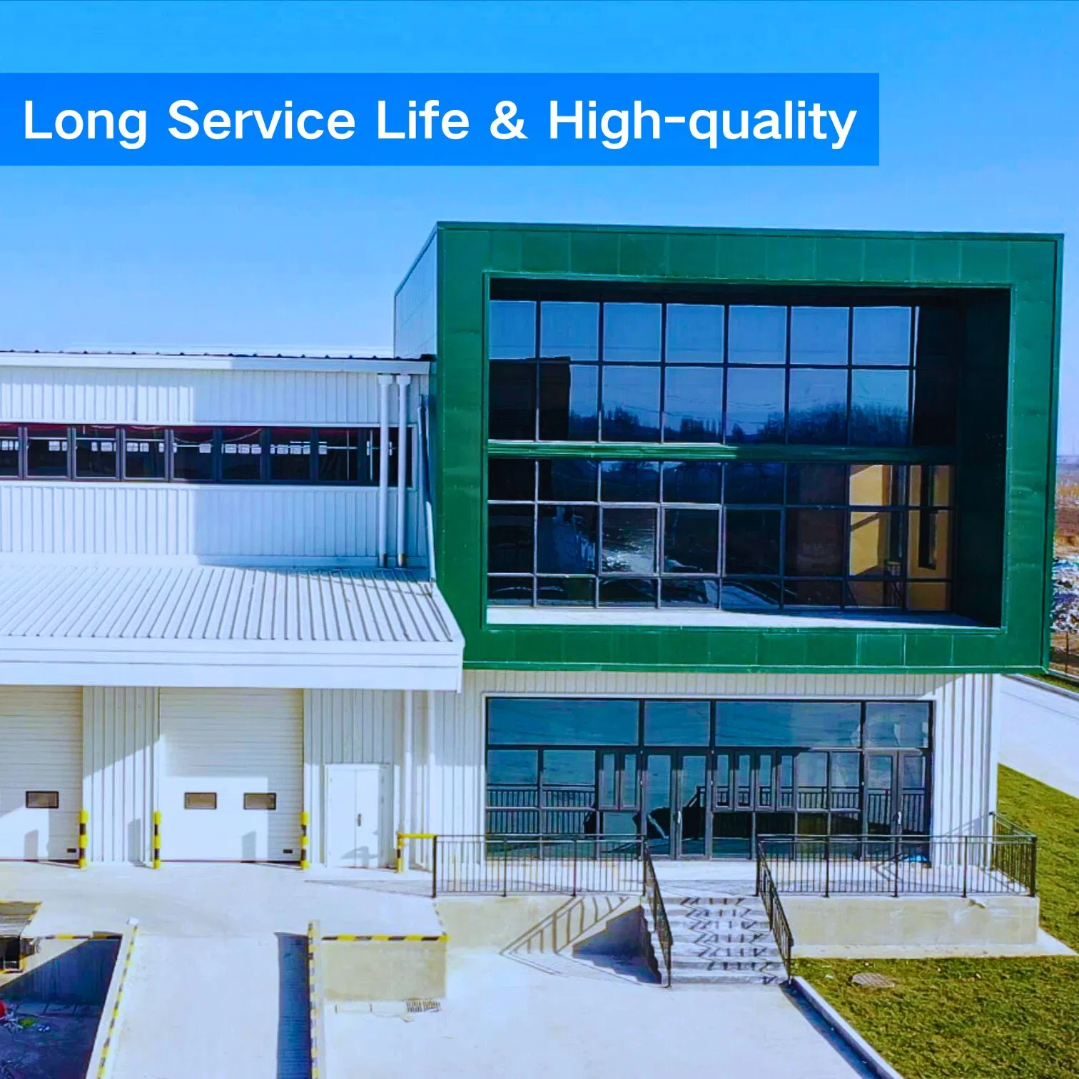 Modern Steel Structure Building with Comprehensive Design Services