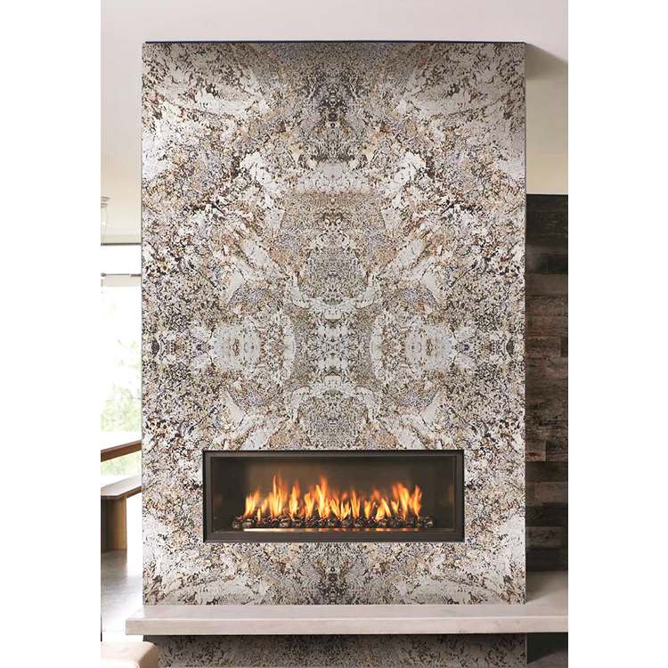 Fireplace Mantel Outdoor Indoor Fireplace Surround Natural Stone Onyx Marble Granite Fireplace