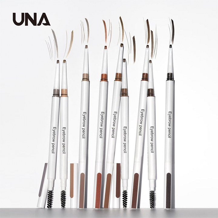 High Quality Vegan Eyebrow Pencil Brush Private Label Waterproof Long-Lasting Flexibility Eyebrow Pomade Matte Double Head