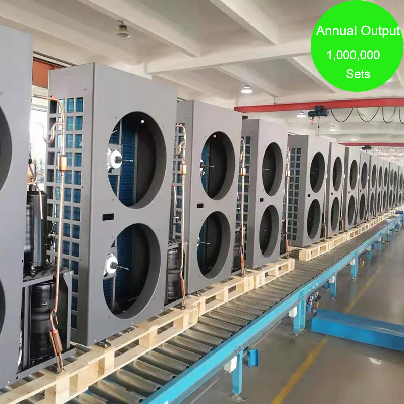 Sunrain R32 Full DC Inverter Heating and Cooling Heat Pump for Home Central Heating Air to Water Heatpump System