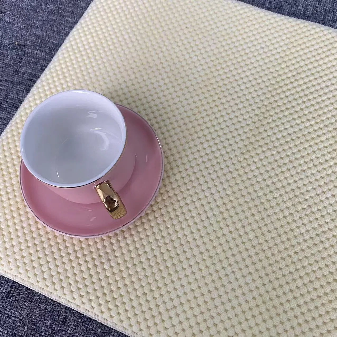 Dual-Sided Table Mat – Towel Cloth & Woven Jacquard, Two-in-One Design for Versatile Use