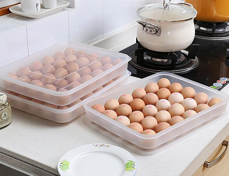 Wholesale Strong Clear PP Plastic Storage Egg Box for 30 Eggs