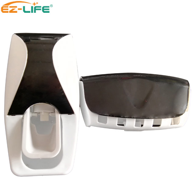 Bathroom Automatic Toothpaste Dispenser Set with 5 Toothbrush Holder B536