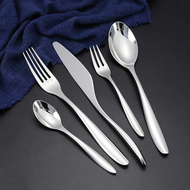 Bulk High Luxury Cutlery Set Spoons Forks and Knife Stainless Steel Flatwareset