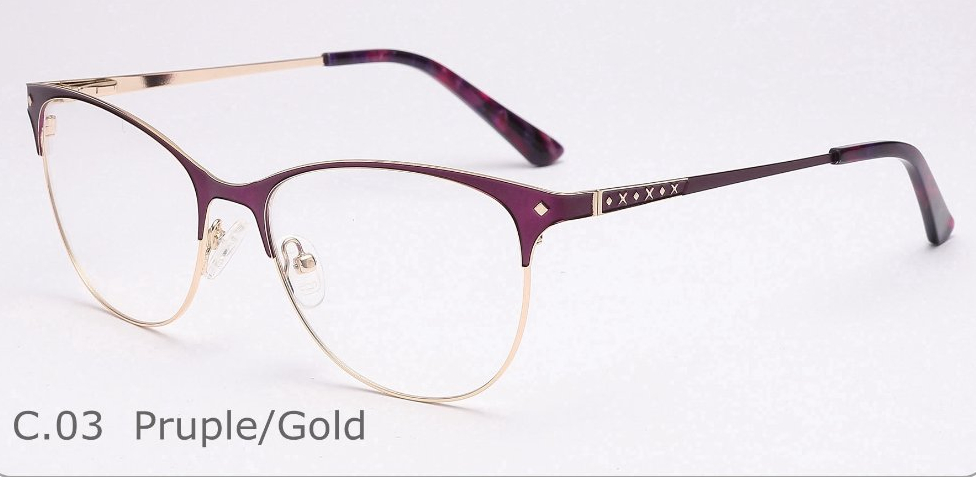 Customized High Quality Trendy Eyewear Acetate Metal Woman Optical Glasses Frames
