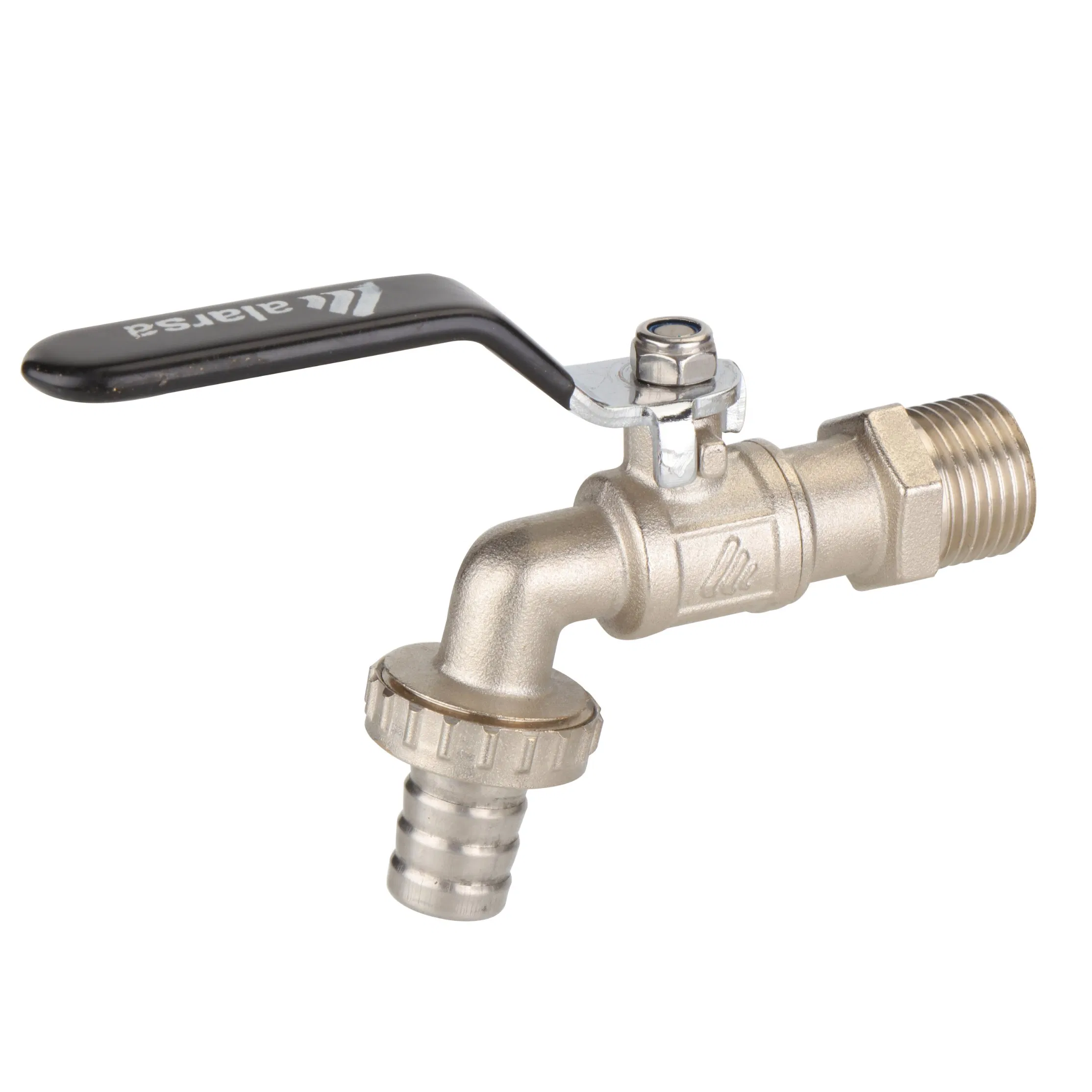 ISO9001 Certified Brass Plated Bibcock Without Outlet