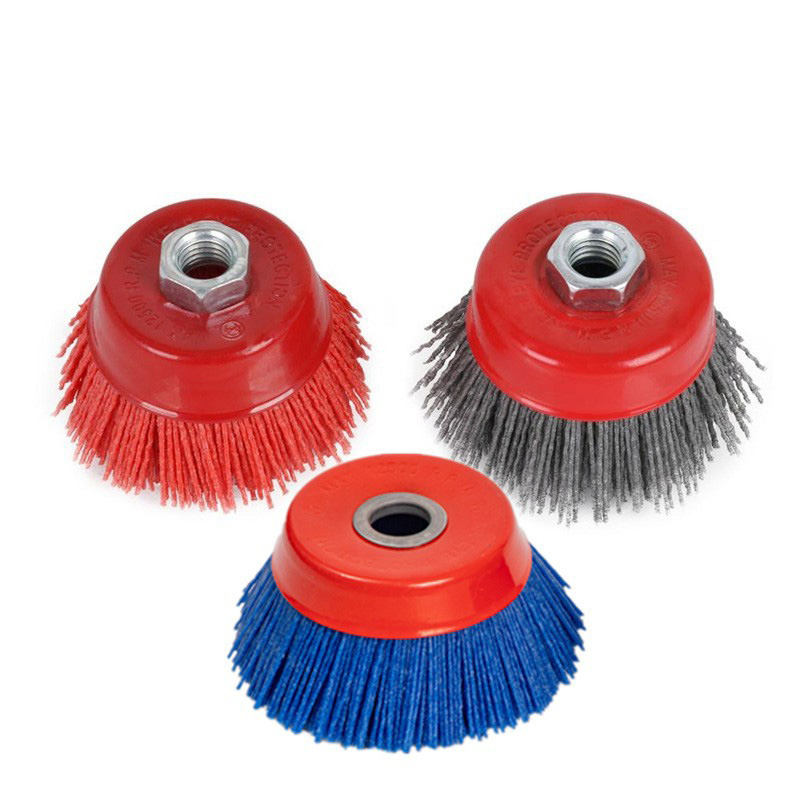 Multi Functional Bowl Shaped Nylon DuPont Wire Polishing Redwood Abrasive Brush
