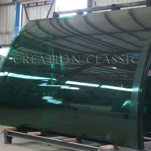 6mm-19mm Curved Glass, Bend Tempered Glass, Safety Toughened Glass with Hole