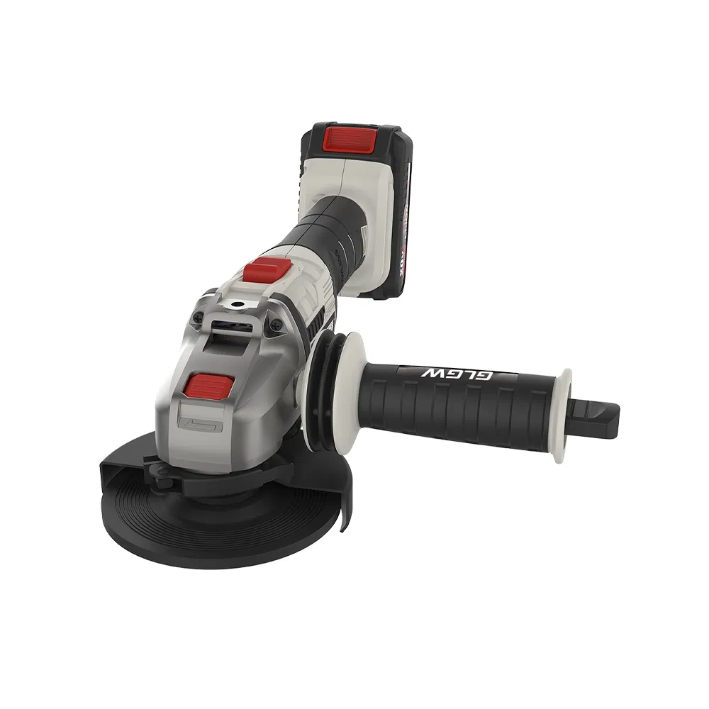 Glgw Professional Cordless Angle Grinder 125 mm Brushless Direct Drive Electric Cutting Polishing Machine
