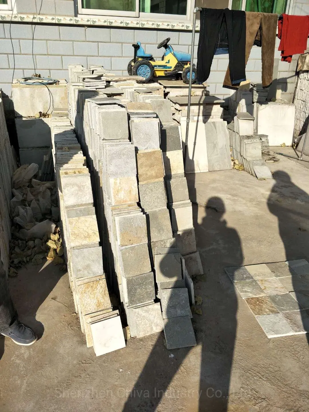 Outdoor/Alfresco Landscaping Paving Stone Natural Quartz/Quartzite Brick Pavers Cobblestone on/with/Mesh