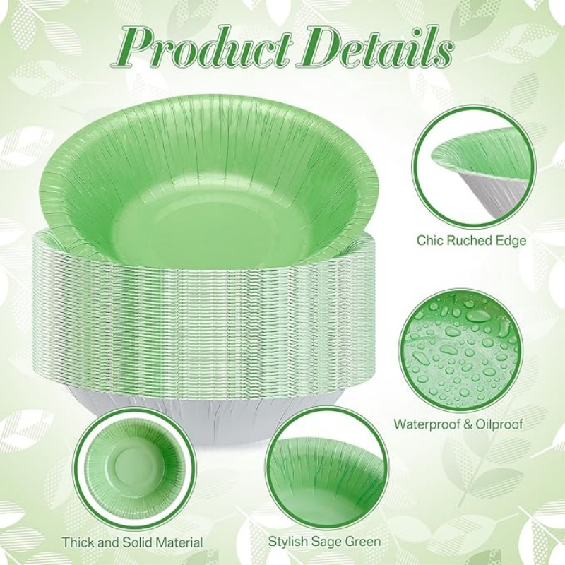 Vibrant 16 Oz Grass Green Snack Bowl for Parties