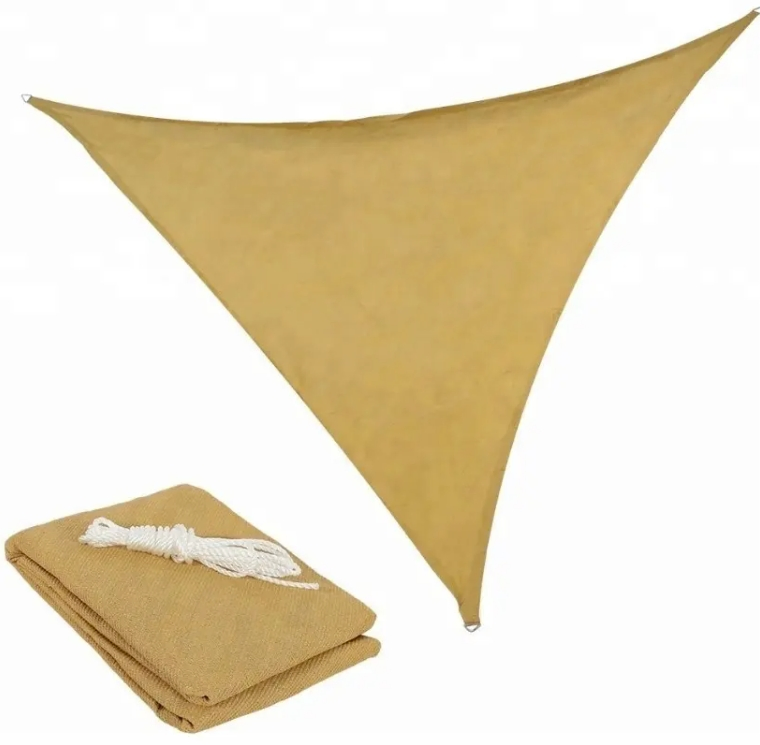 180g Cheap Price Heavy Duty Any Color Shade Sail Rectangle Shade Fabric Structures and Shade Sails for Solar Sunshade Sail