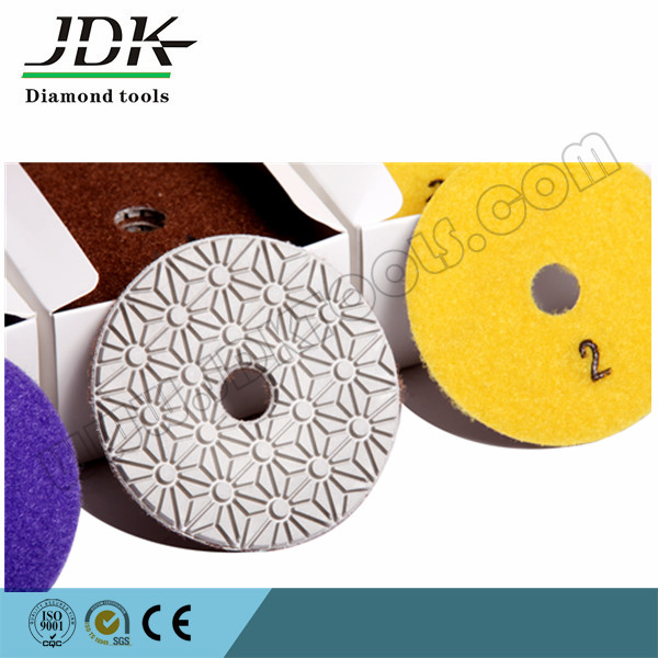 3 Steps Flexible Wet Polishing Pads for Granite Stones
