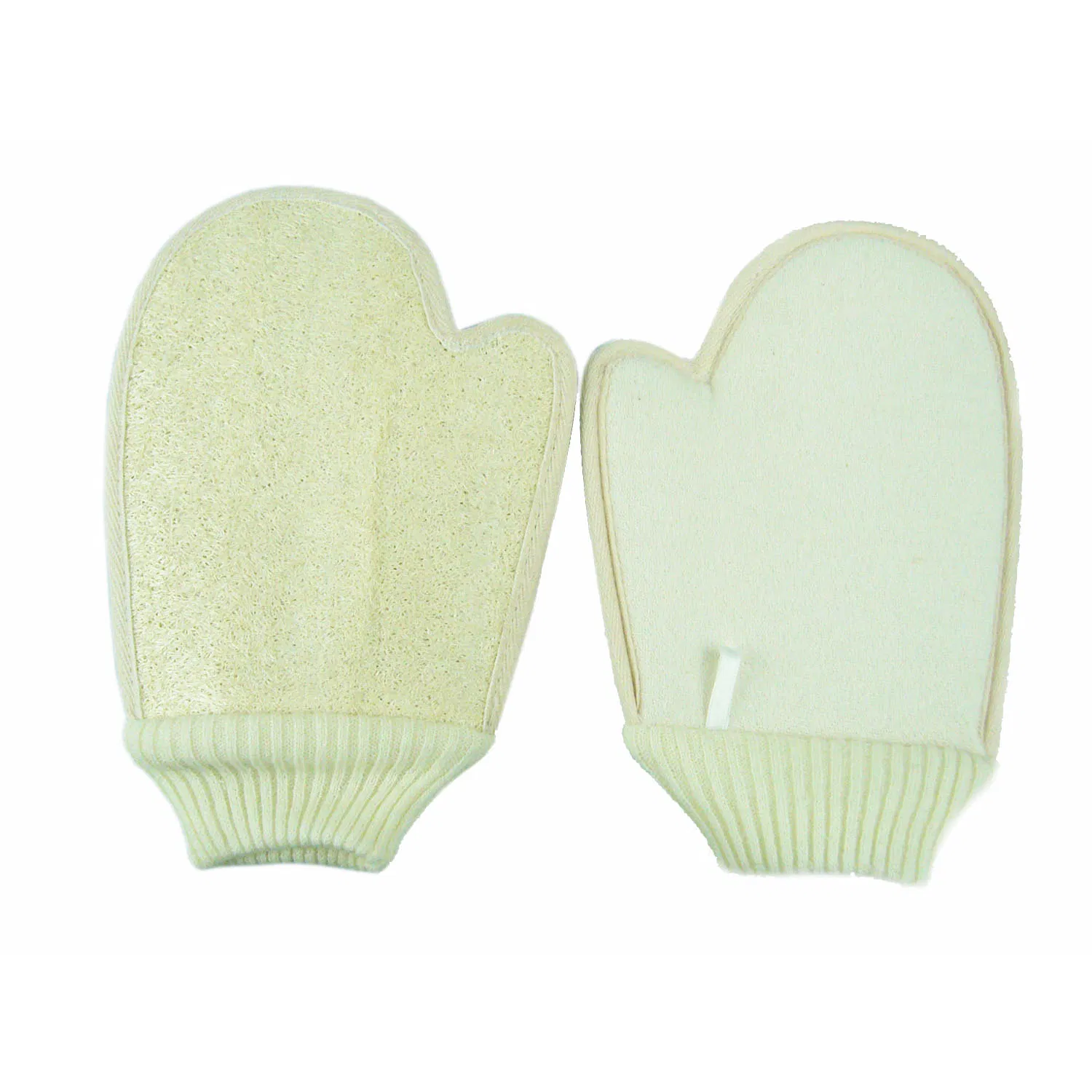 Wholesale High Quality All Natural Loofah Washcloth Scrubbing Towels Shower Mat Exfoliating Mitten Cleaning Bath Glove