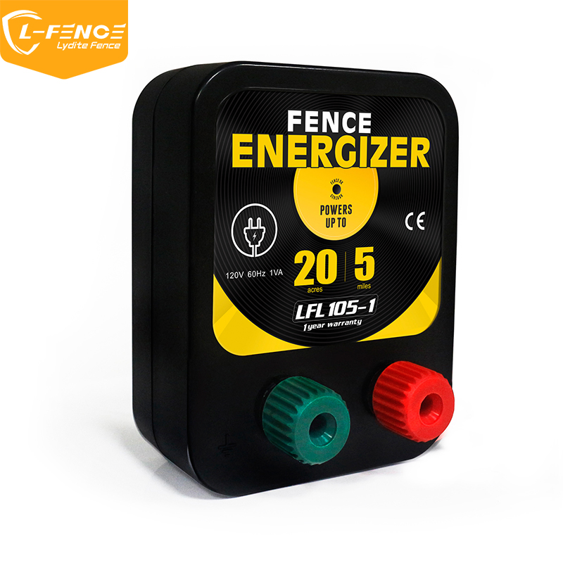 5 Miles Fence Charger Solar Power Fence Animal Energizer for Electric Fence
