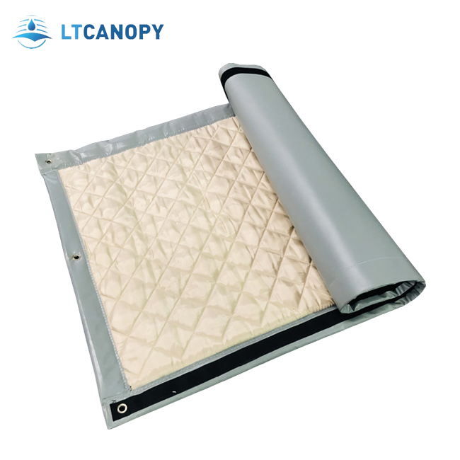Litong Popular Waterproof PVC Mesh Tarp Noise Insulation Sound Barrier Wall for Road and Home