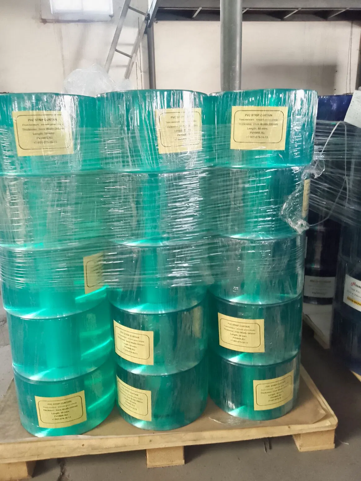 Reversible Multi-Functional 2mm*200mm*50m Standard Clear Strip Curtain DOP Dotp Material with Cutting Service for Outdoor