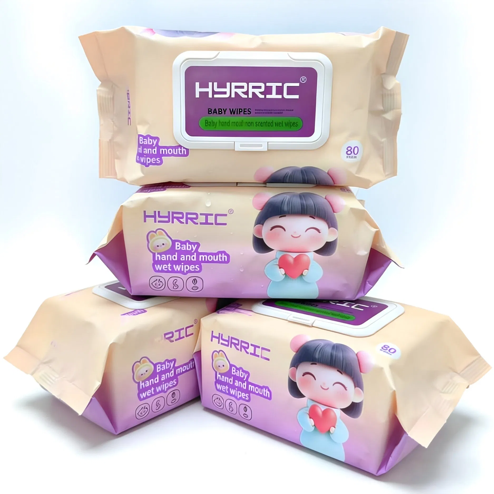 Zhiqianfeng Custom Baby Wipes Factory Made 15X20cm Size