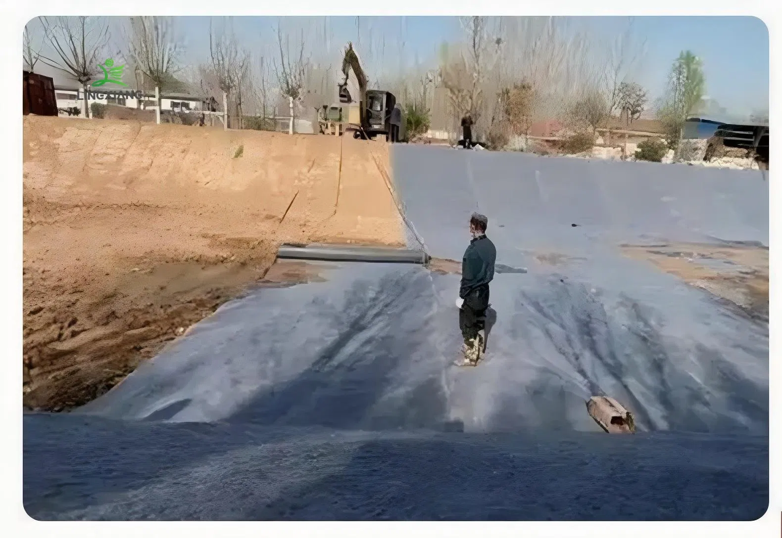 Water Ditch, High Strength Cement Blanket, Concrete Fiber Blanket, Mountain Slope Protection, Solidifying