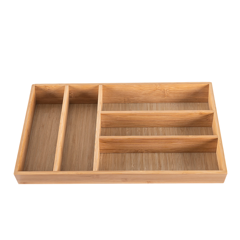 Bamboo Wooden Pull out Cabinet Organizer Tray Organization Kitchenware Storage Drawer Tray