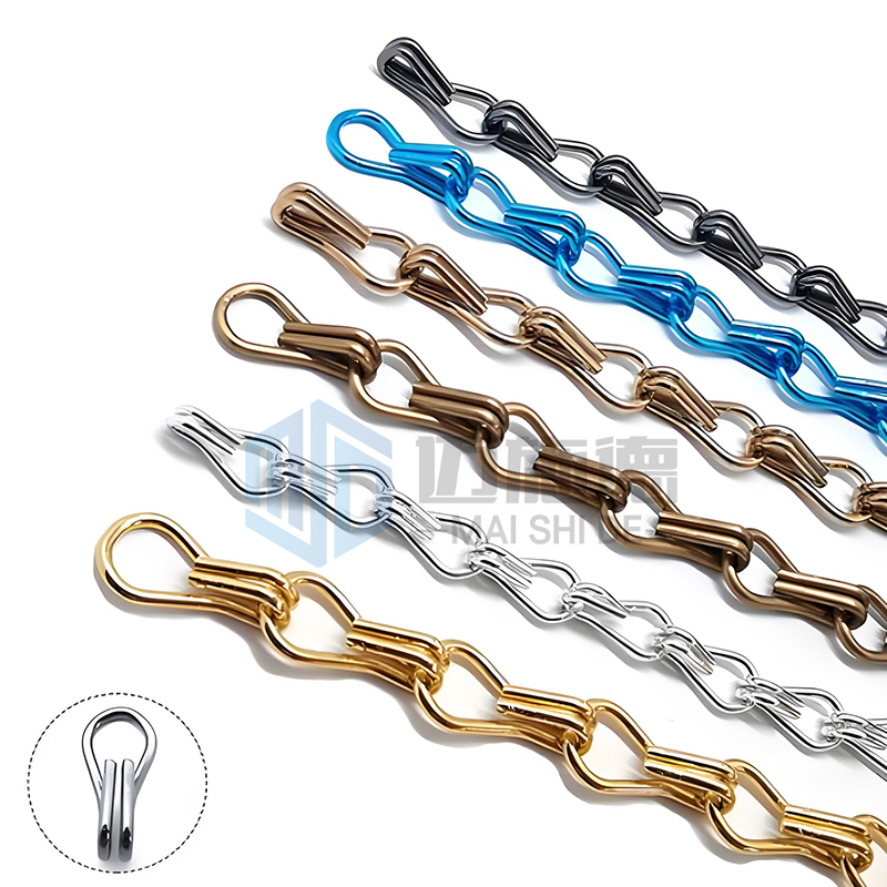 Bespoke Lightweight Decorative Metal Chains for Ceiling Installation