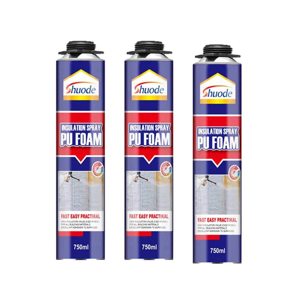 750ml Best Hot Selling Factory Price Innovative Fireproof Insulation Spray PU Foam