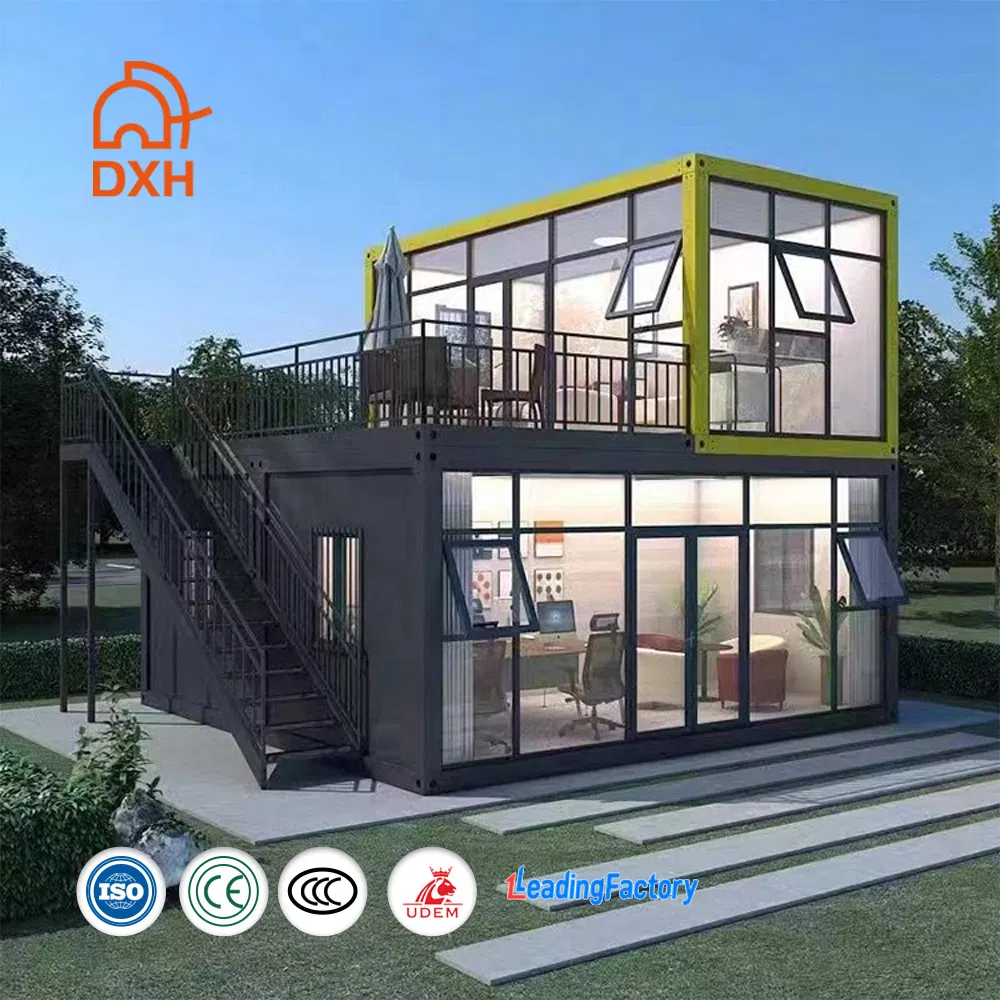 20FT Mobile Coffee Shop Modular Custom Prefab Living Villa 2 3 Bedroom Holiday Hotel Apartment Dormitory Restaurant Prefabricated Office Home Container House