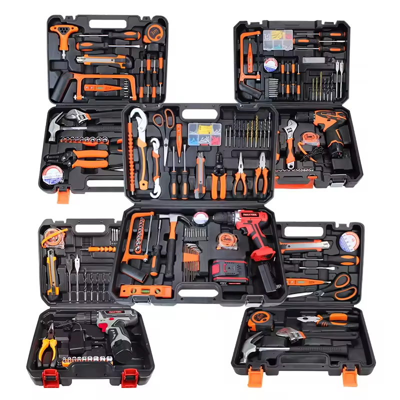 Cisivis 21V Lithium Drill Machine Tool Set Electrical Mechanics Hand Tools Power Tool Electric Cordless Drill Tool Set
