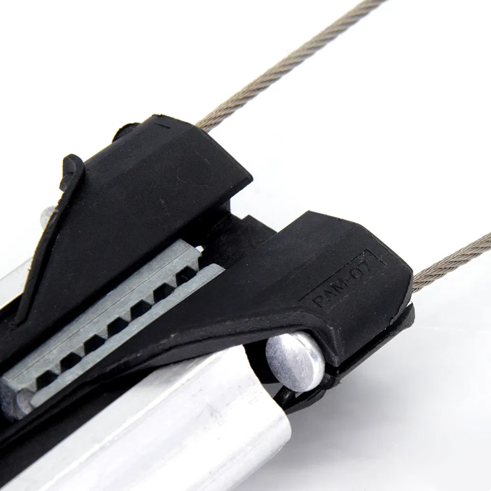 PA06 Optical Cable Tension Clamp Plastic Insulation Tension Clamp