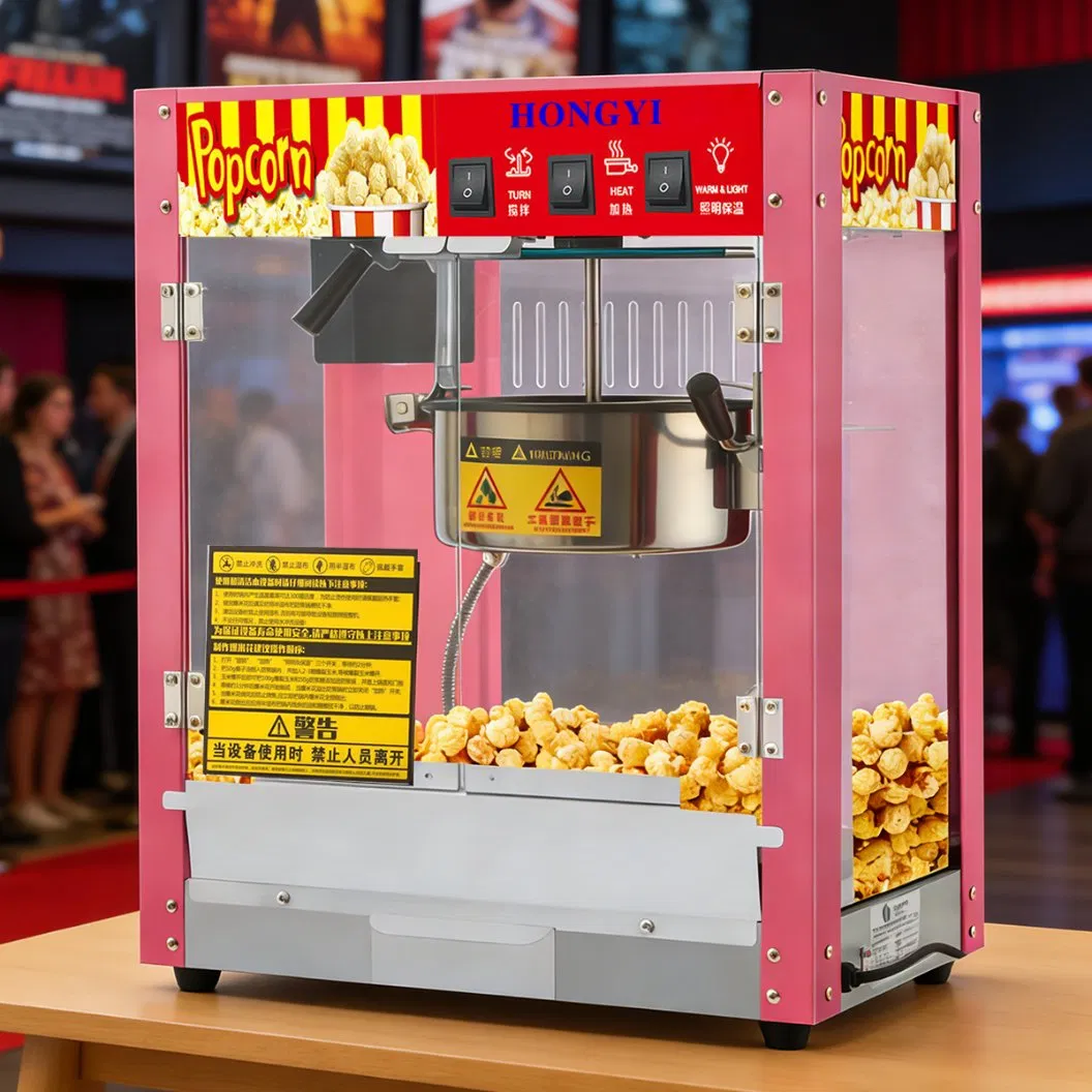 Wholesale Price Multi-Functional and Practical Automatic Popcorn Machine with Stirring Function.