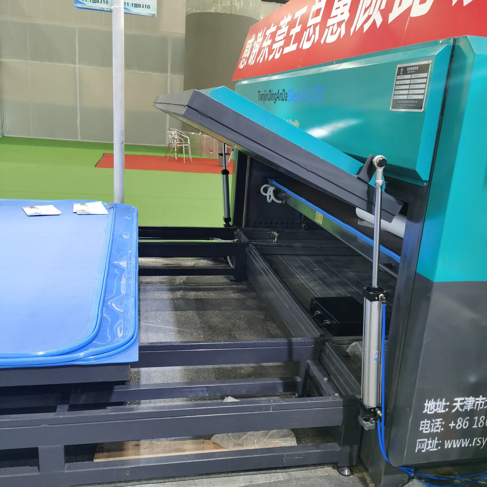 Automatic Laminating Machine for Laminated Glass Production, 3-Layer Double Station