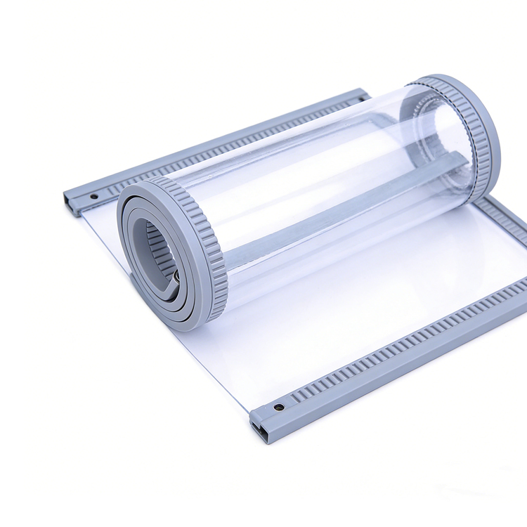 PVC Magnetic Door Curtain with High Transparency Panels