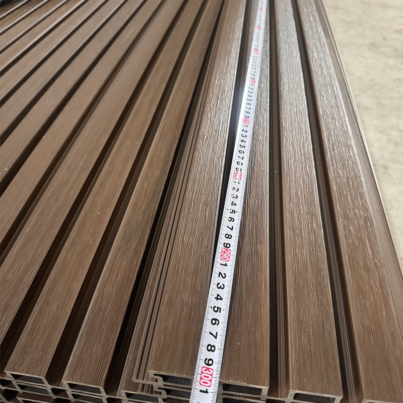 Manufactured WPC Exterior Wall Cladding Grill Panels for Outdoor WPC Fluted Wall Panel