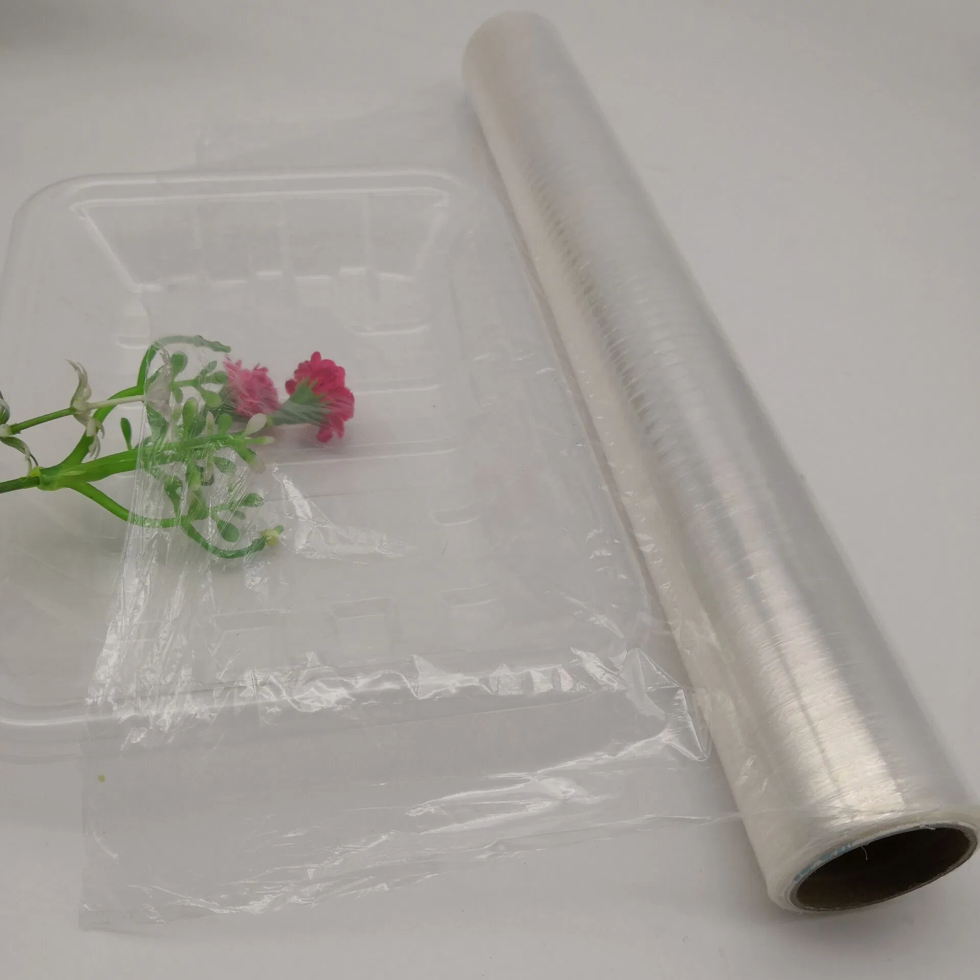 Large Plastic Non PVC Cling Wrap Roll PLA Reusable Cling Film