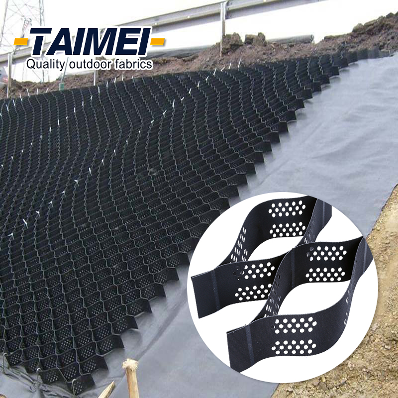 Reinforced HDPE Geocell Cellular Confinement System Geocell for Slope Protection